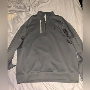 Bay Harbor, MI grey quarter zip size XL